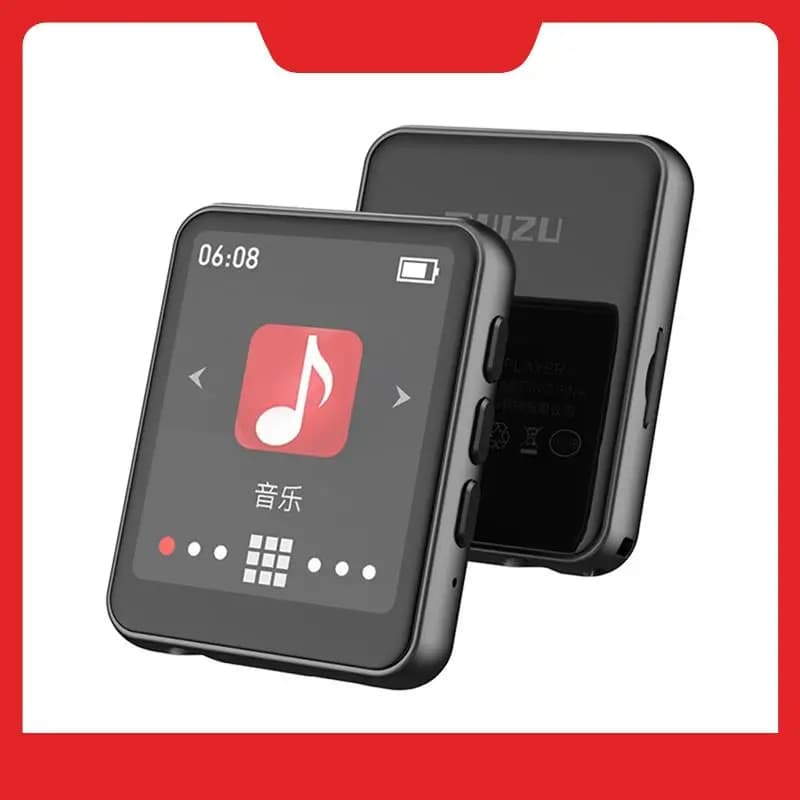 RUIZU M4 Lettore musicale MP3 con Bluetooth Walkman ad alta risoluzione Full Touch Screen Altoparlante incorporato Video Playe FM/E-Book