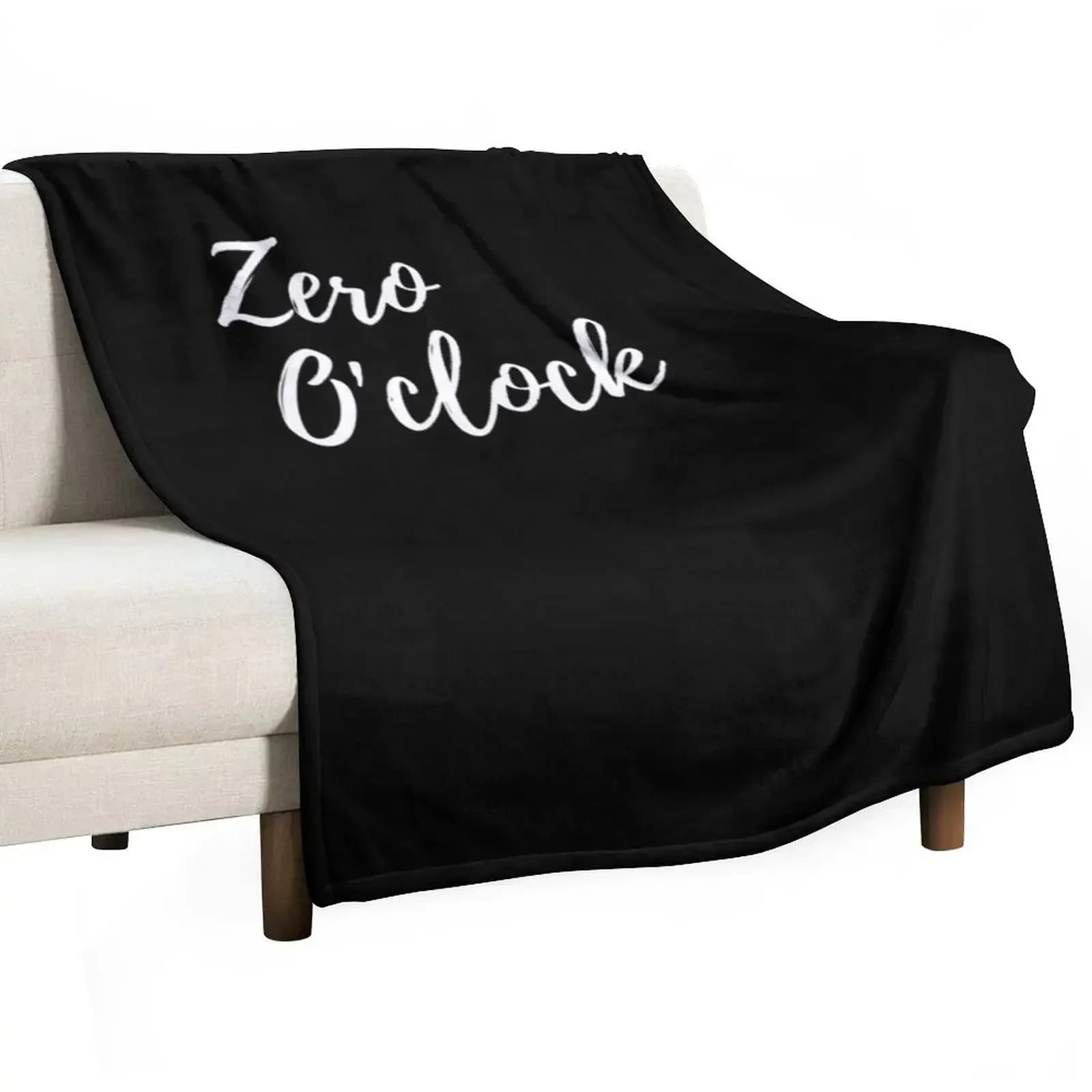 Zero o'clock Throw Blanket Camping christmas decoration Sleeping Bag Decorative Throw Cute Plaid Thermals For Travel Blankets