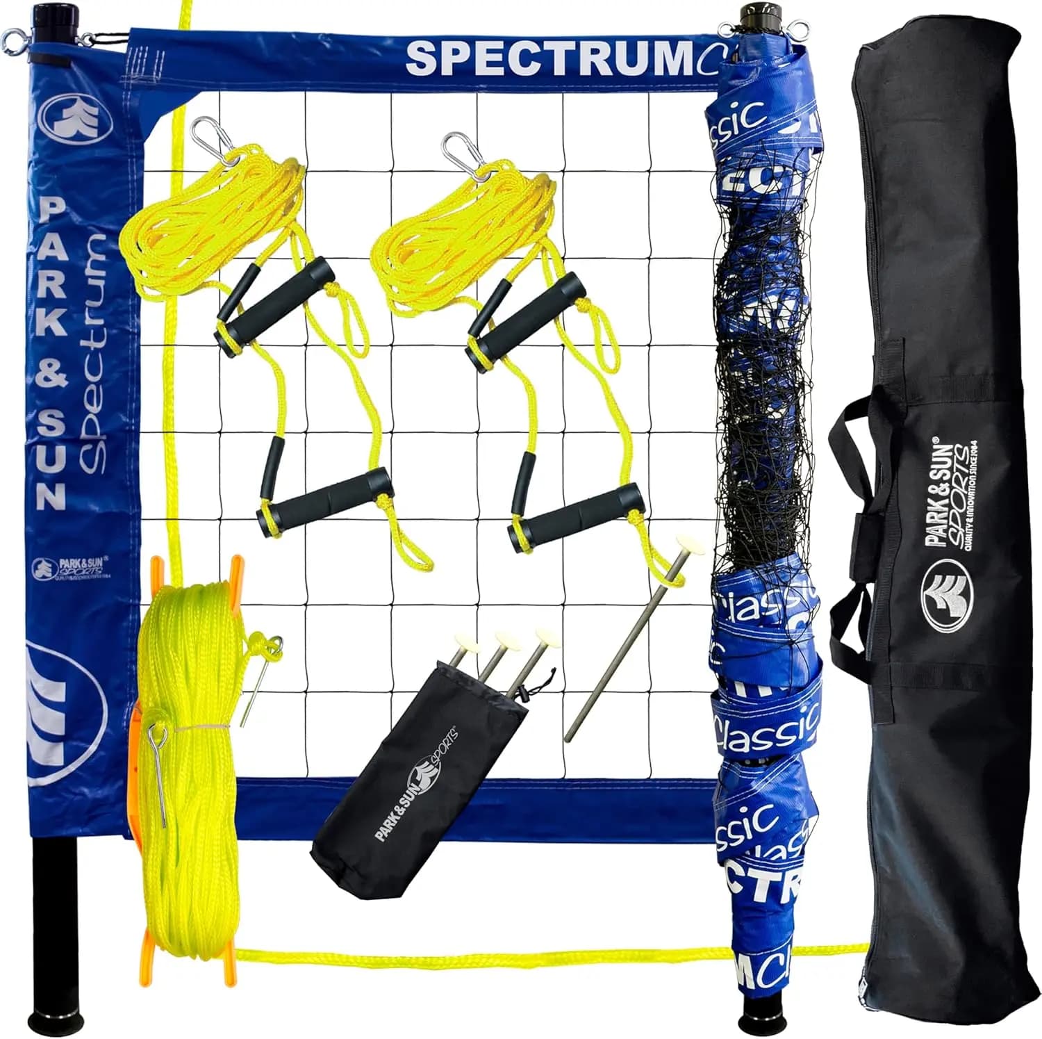 Professional Outdoor Adjustable Volleyball Network System with Quick Installation and Heavy Duty Aluminum Poles