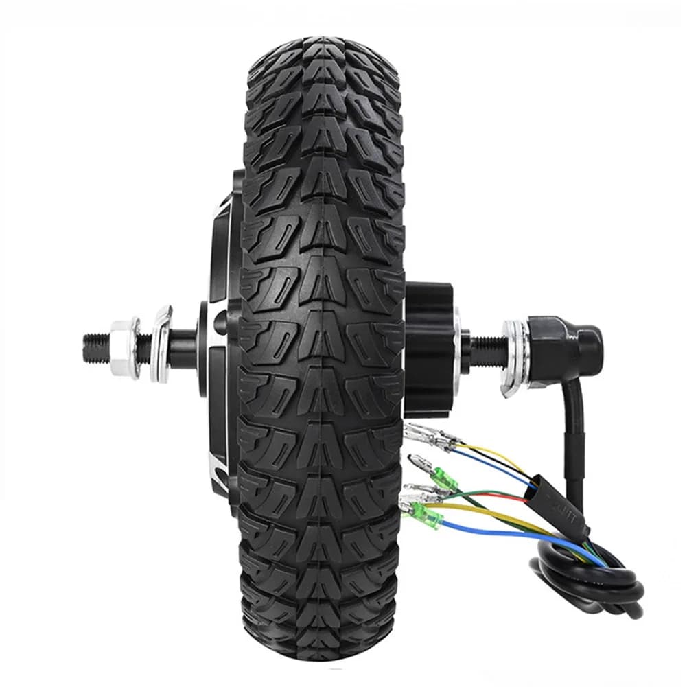 /48V /500W /Electric Scooter Motor Wheel 10 Inch Hub Drive Tire For Kugoo Series Replacement Part High Strength Rubber Anti Punc