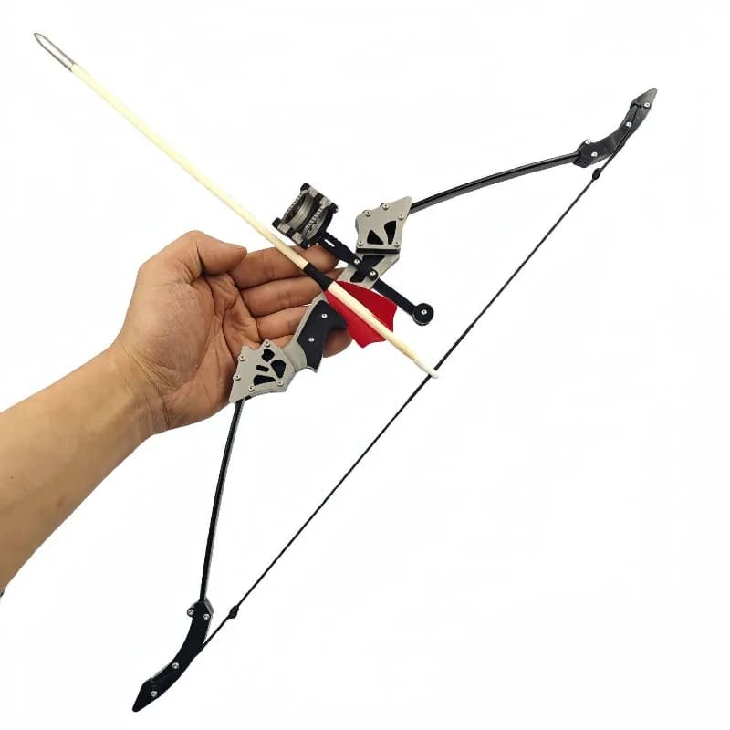 For Child Safety Stainless Steel Mini Reflex Bow Parent-Child Interactive Outdoor Indoor Archery Target Send Target Paper