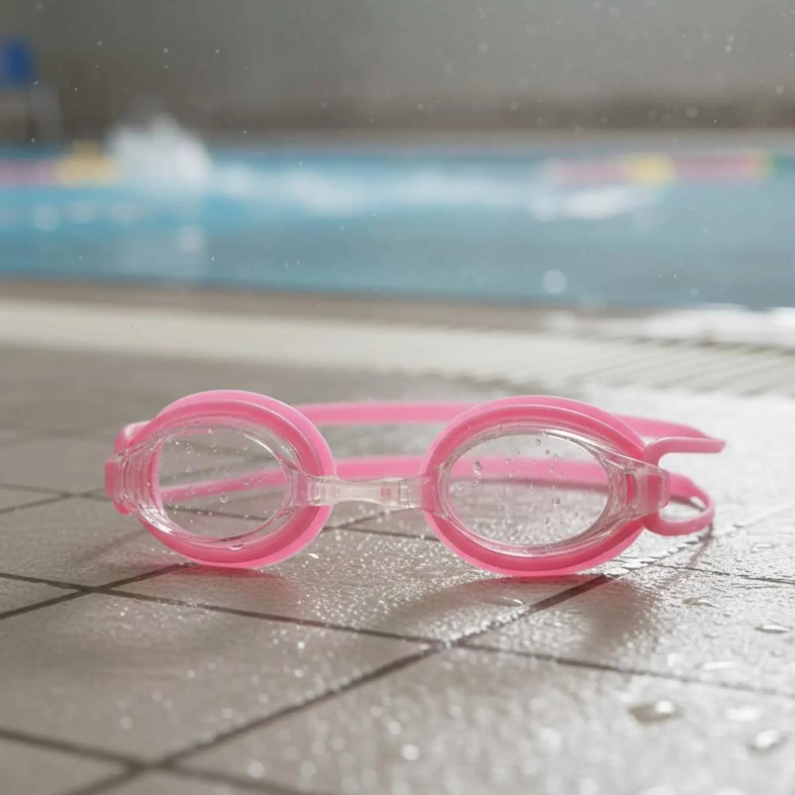 Occhialini da Nuoto con Montatura Grande, Visione Acquatica Ultra-Nitida, Anti-Appannamento, Design Idrodinamico per Competizioni