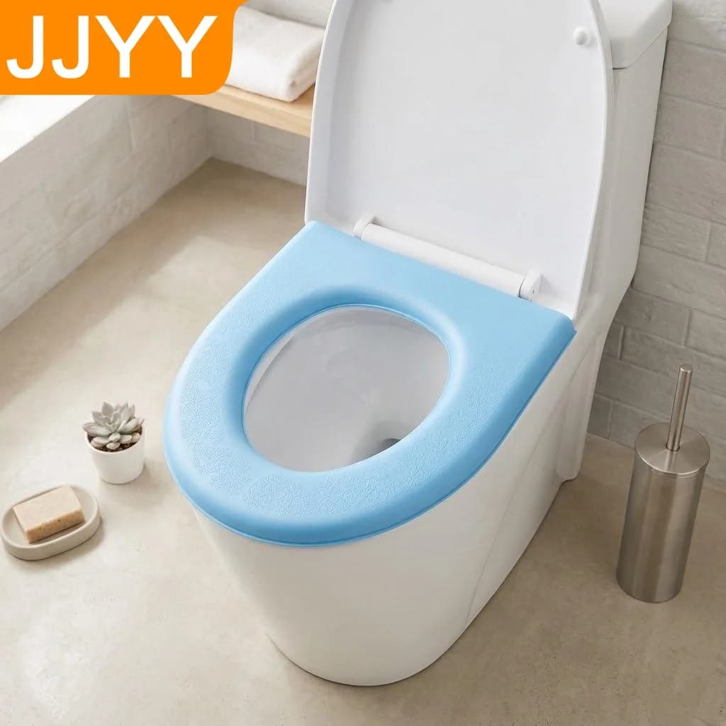 Copriwater in morbida schiuma lavabile, impermeabile, resistente, tappetino protettivo antiscivolo per il bagno, accessori per la casa
