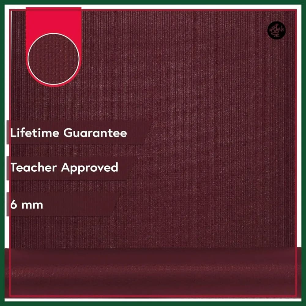 Tappetino da yoga spesso 6 mm per uomini e donne, tappetino antiscivolo per pilates, stretching, allenamento