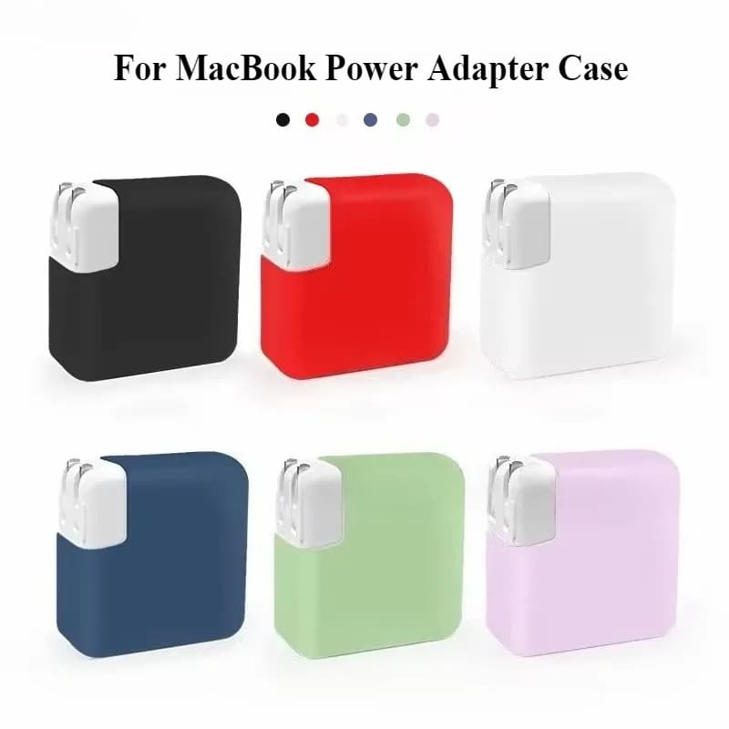 Per MacBook Pro/Caricatore D'aria Custodia Adattatore di Alimentazione In Silicone Morbido Per MacBook 140 96 87 85 70 67 61 60 45 35 30 29W Custodia 2025