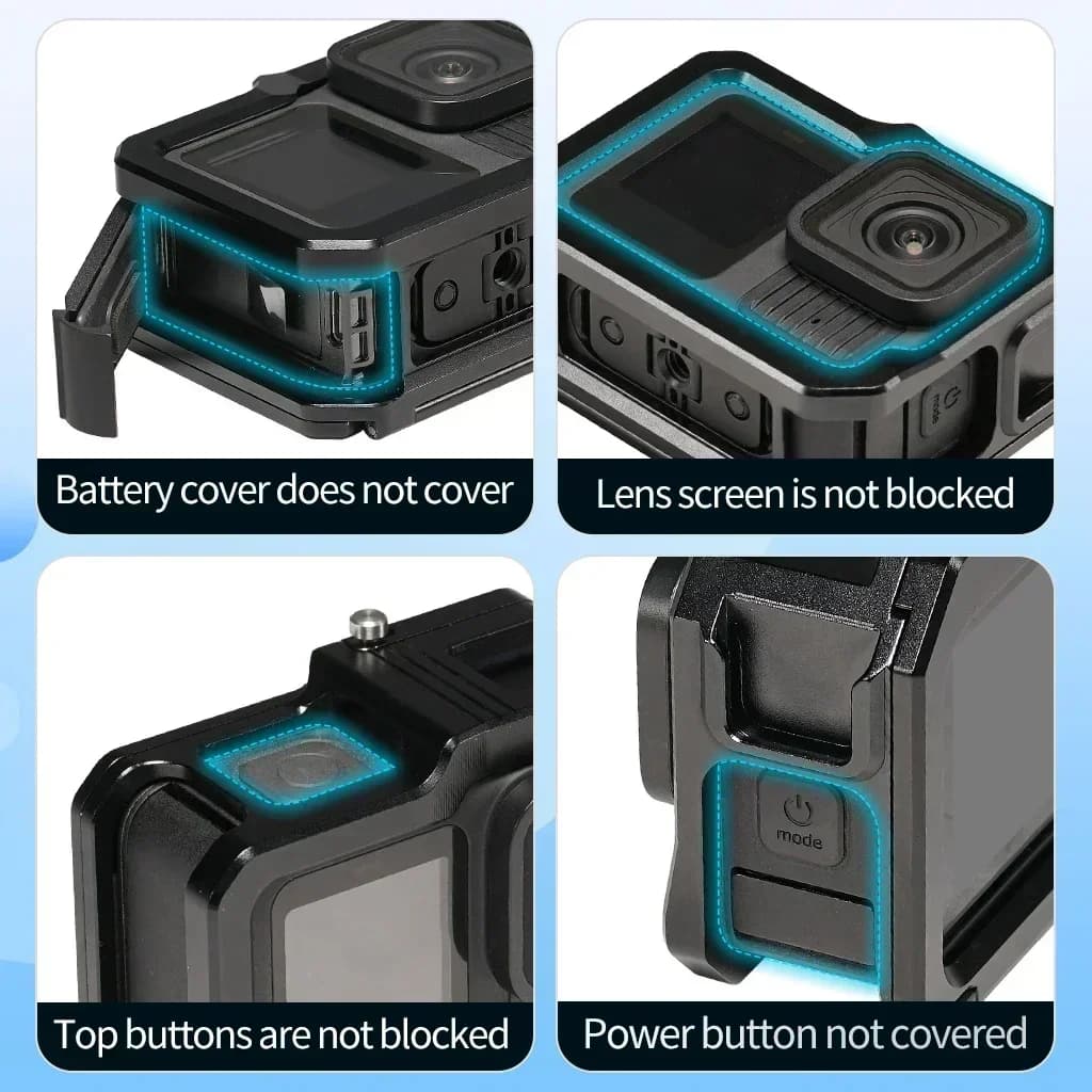Custodia Protettiva per Accessori GoPro, Scatola Protettiva per Videocamera GoPro 13/12/11 Action Camera