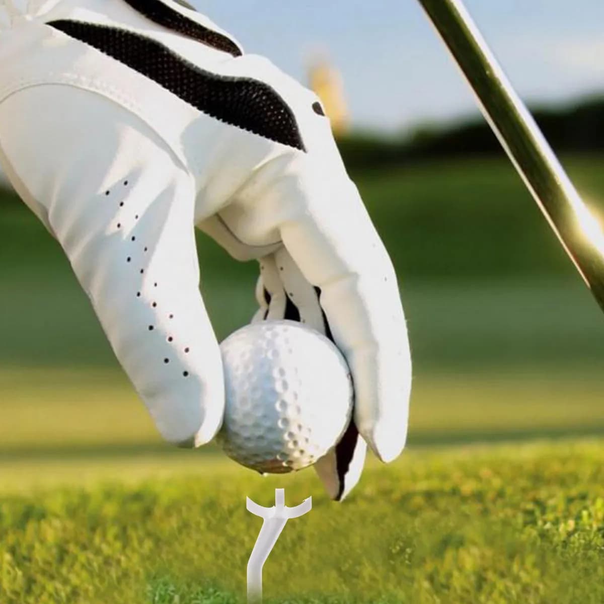 Set di 15 Tee da Golf Premium Riutilizzabili, Leggeri in Plastica PP, per Allenamento Indoor e Outdoor, Attrezzatura Compatta e Portatile