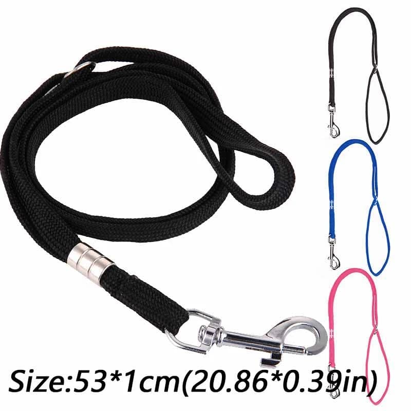 2 pezzi regolabili cani guinzaglio animali domestici cappio anello blocco Clip corda gatti toelettatura accessori da tavolo braccio bagno Nylon corde di ritenuta imbracatura