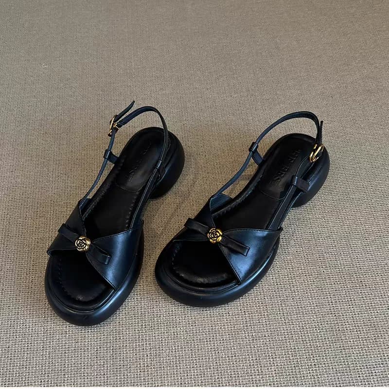 2026 New Style Strappy Sandals - Casual and Fashionable with Thick Heels - Suitable for Outdoor Leisure Activities