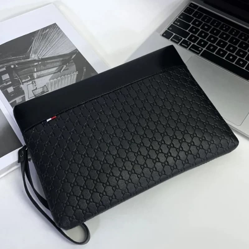 Borsa da lavoro di design Pochette da uomo in pelle Borsa a tracolla di moda Borsa unisex Viaggio Passaporto certificato Confezione di carte Borsa per telefono