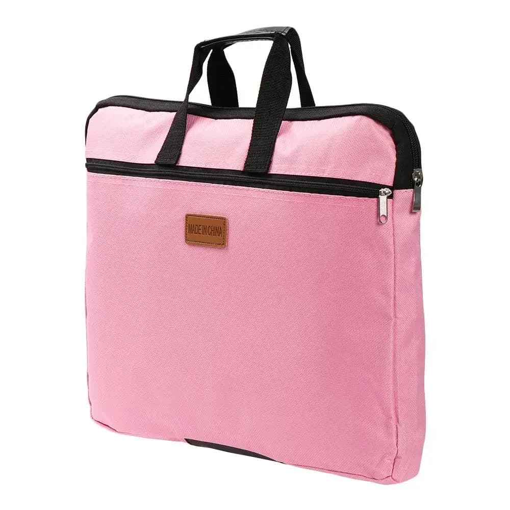 Con manico con cerniera impermeabile formato A4 borsa per file di grande capacità borsa per cartelle di file a doppio strato