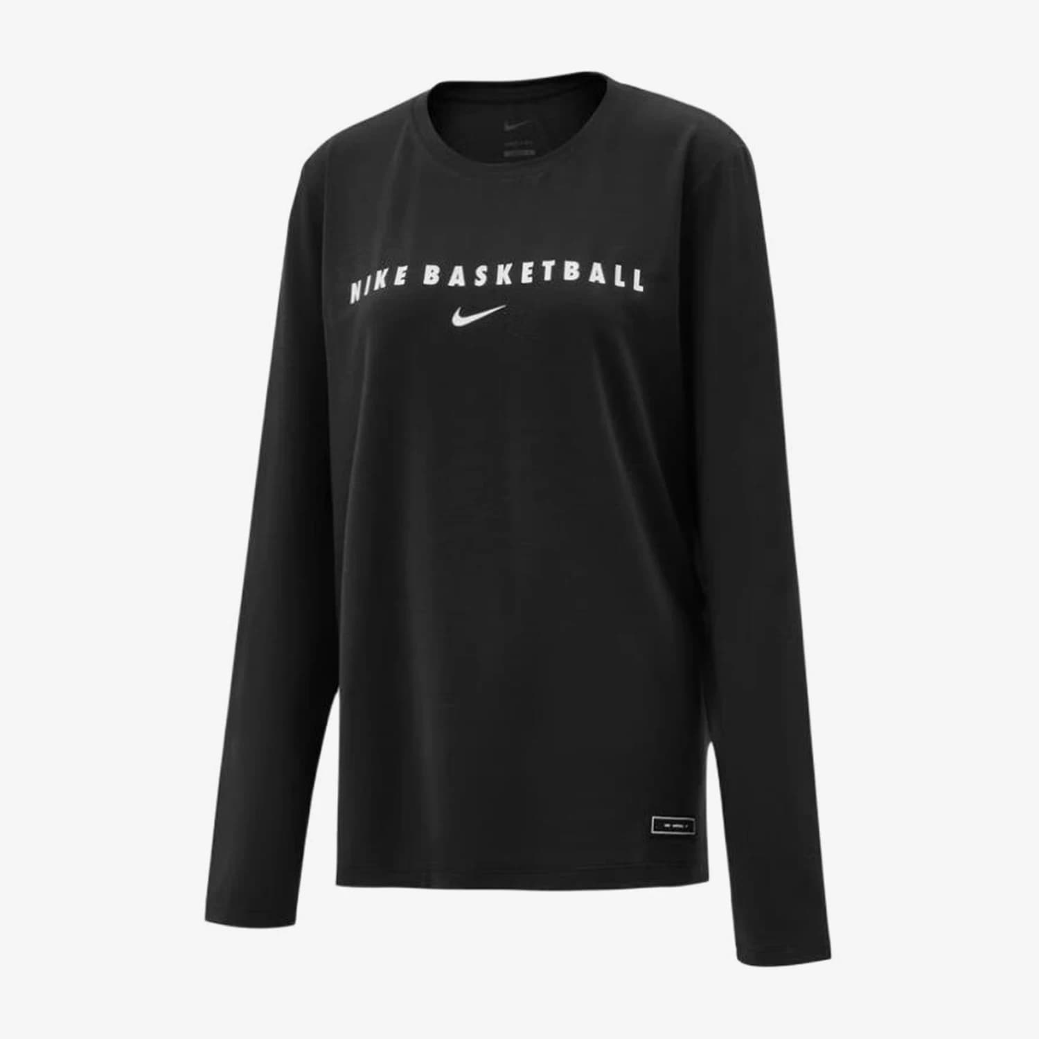 Nike genuine color blocked round neck pullover long sleeved T-shirt, new women's long sleeved T-shirt IO1356-010