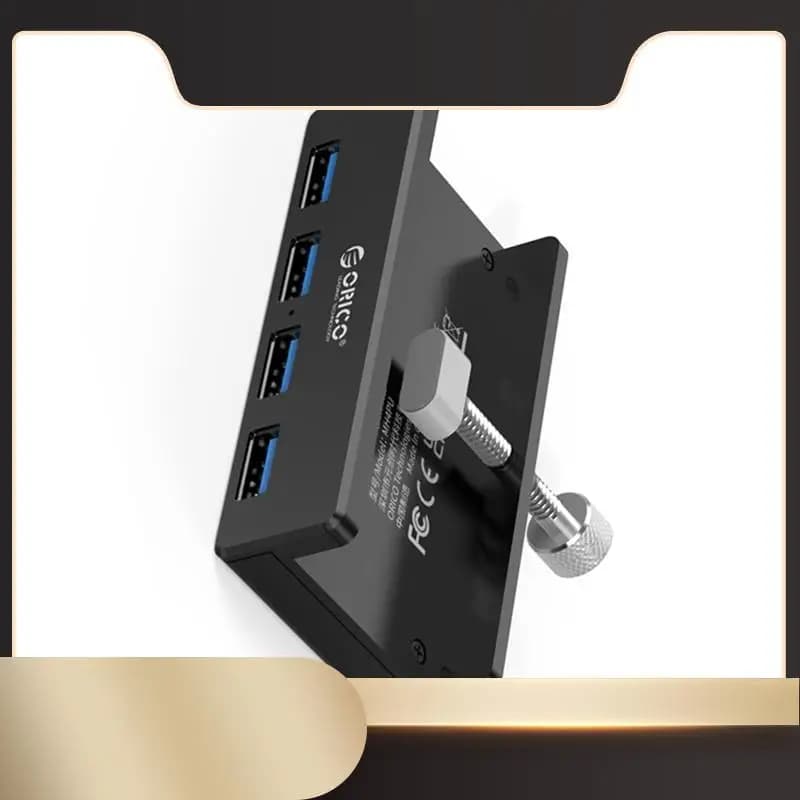 USB 3.0 HUB 5 Gbps Power Clip Splitter expansion from 1 to 4 Dock multiple extension for desktop PC accessories-N36R