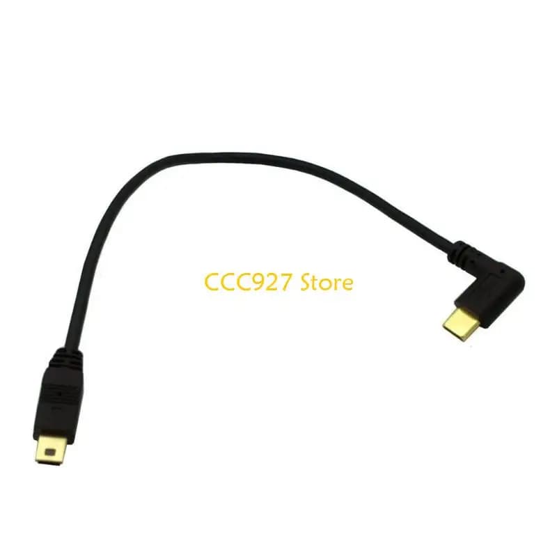 B03F MINI USB a tipo C Cavo convertitore tipo 90 gradi USB 3.1 Connetti e carica Telefoni e tablet Adattatore