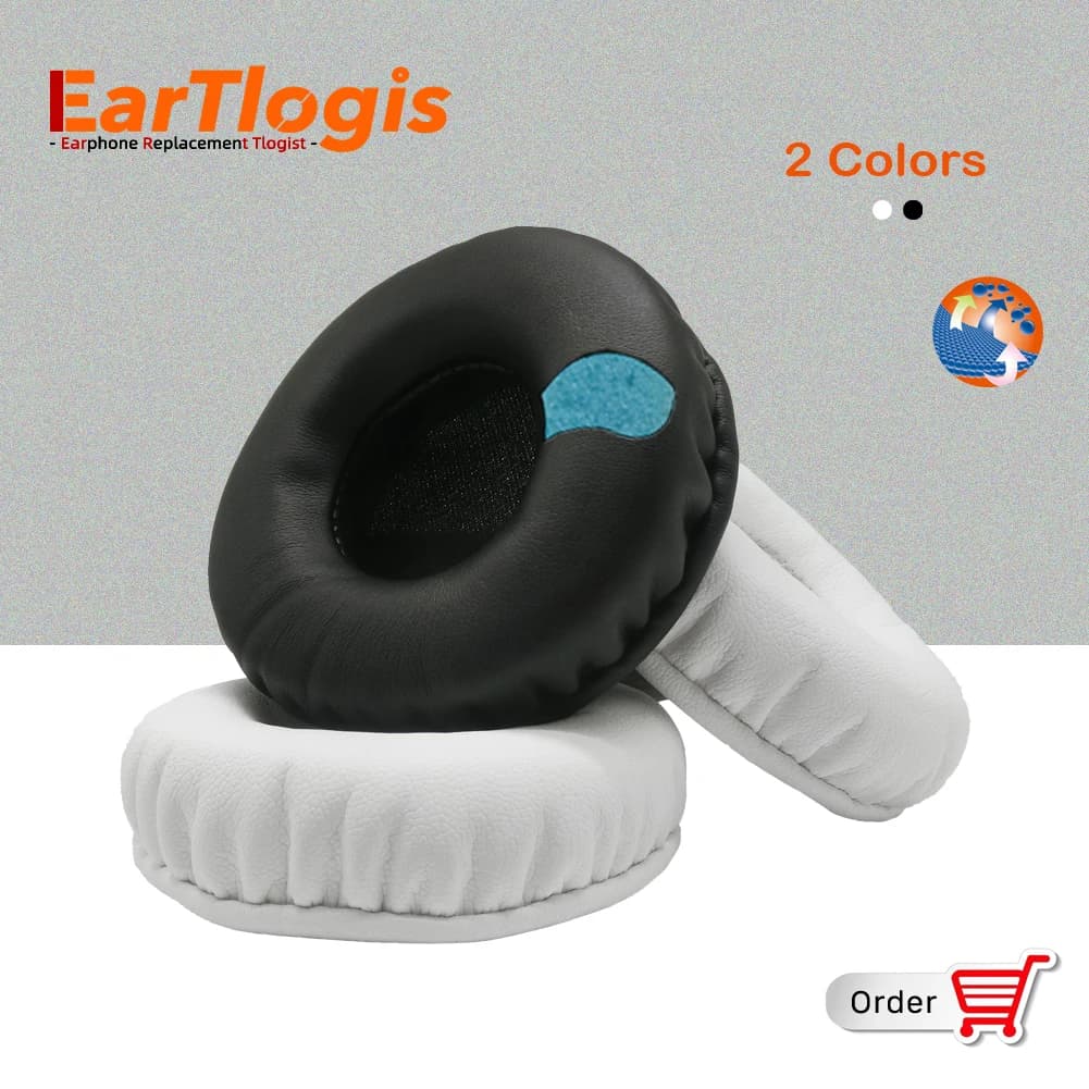 EarTlogis Replacement ear cushions for Audio-Technica ATH-AG1 Playback Headphone Parts with Closed Back Buckle Cover Cushion Cups Bearing