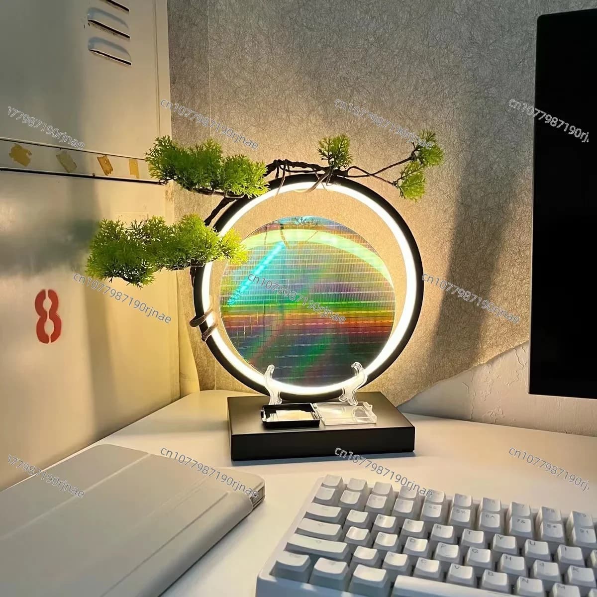 12 pollici CPU Wafer Silicon Science Technology pendolo pezzo regalo di compleanno circuito di fotoincisione Chip semiconduttore Wafer di silicio