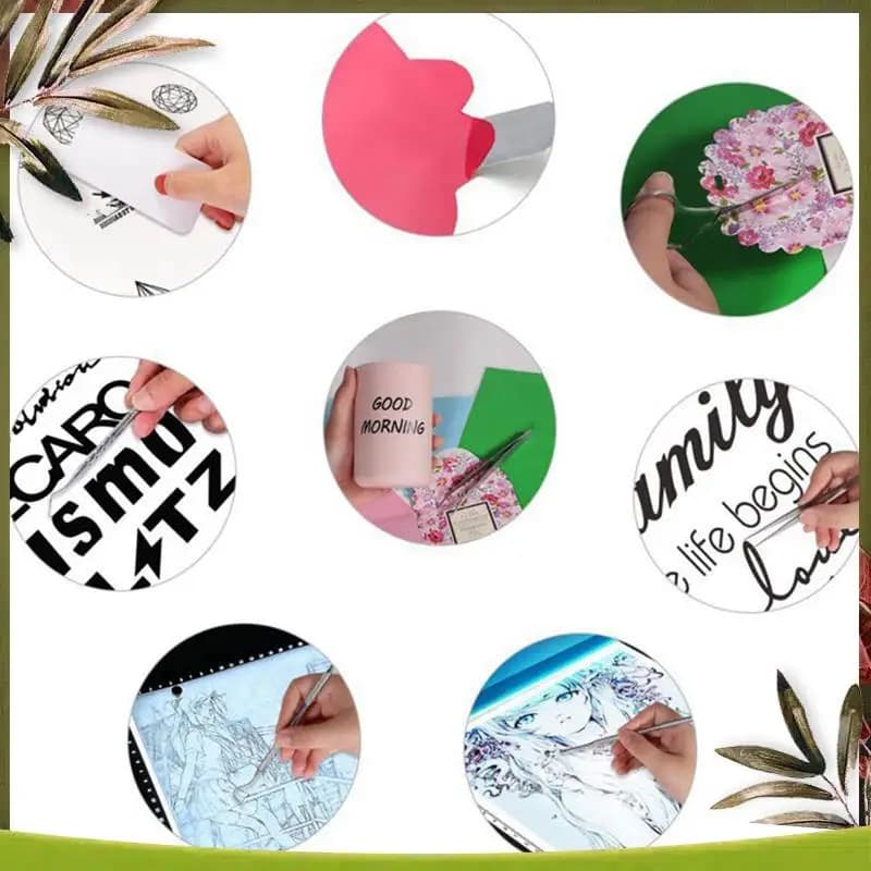 Nuovo-Basic Craft Set di strumenti per diserbo in vinile Silhouette Cammei Strumento per lettere Accessori per silhouette 18 pezzi