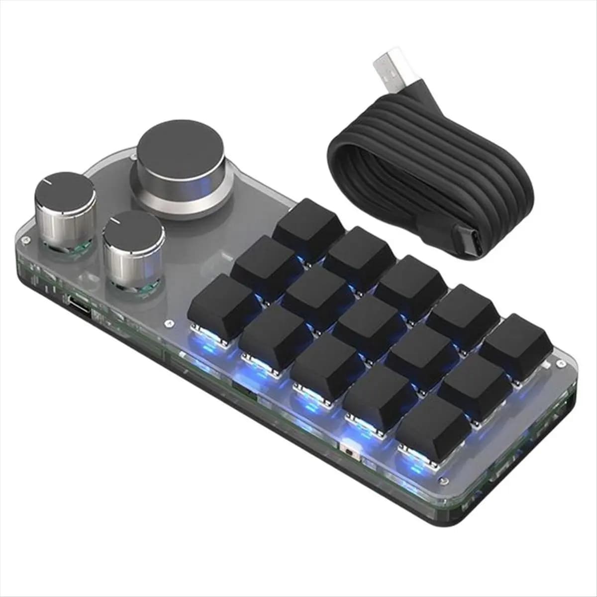 Tastiera da Gaming Squisita con Funzione di Memoria, Hot Swappable, Programmabile, Numpad e Personalizzazione Completa dei Tasti per l'Ufficio