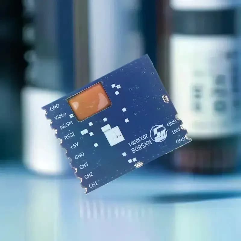 Modulo ricevitore RX5808 personalizzato per elicottero RC, larghezza di banda 4,9G con controllo SPI