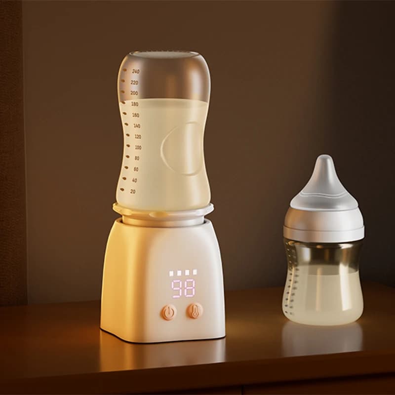 Scaldabiberon portatile da viaggio senza fili per latte materno e latte materno personalizzato con 4 adattatori e presa USB ricaricabile