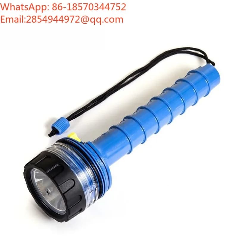 Diving 200 Meters Waterproof, Long-range Strong Light, Diver Professional Equipment, Snorkeling Deep Sea Universal