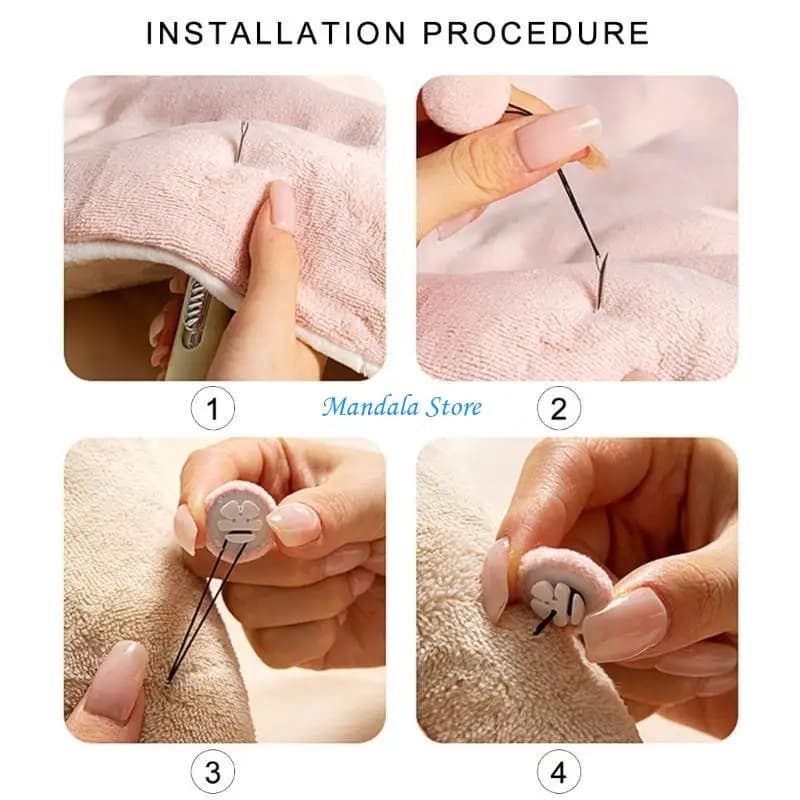 U2JC 9 pz Supporti per Lenzuola Clip Fissaggio per Materasso Facile Installazione Elementi Fissaggio per Biancheria da per