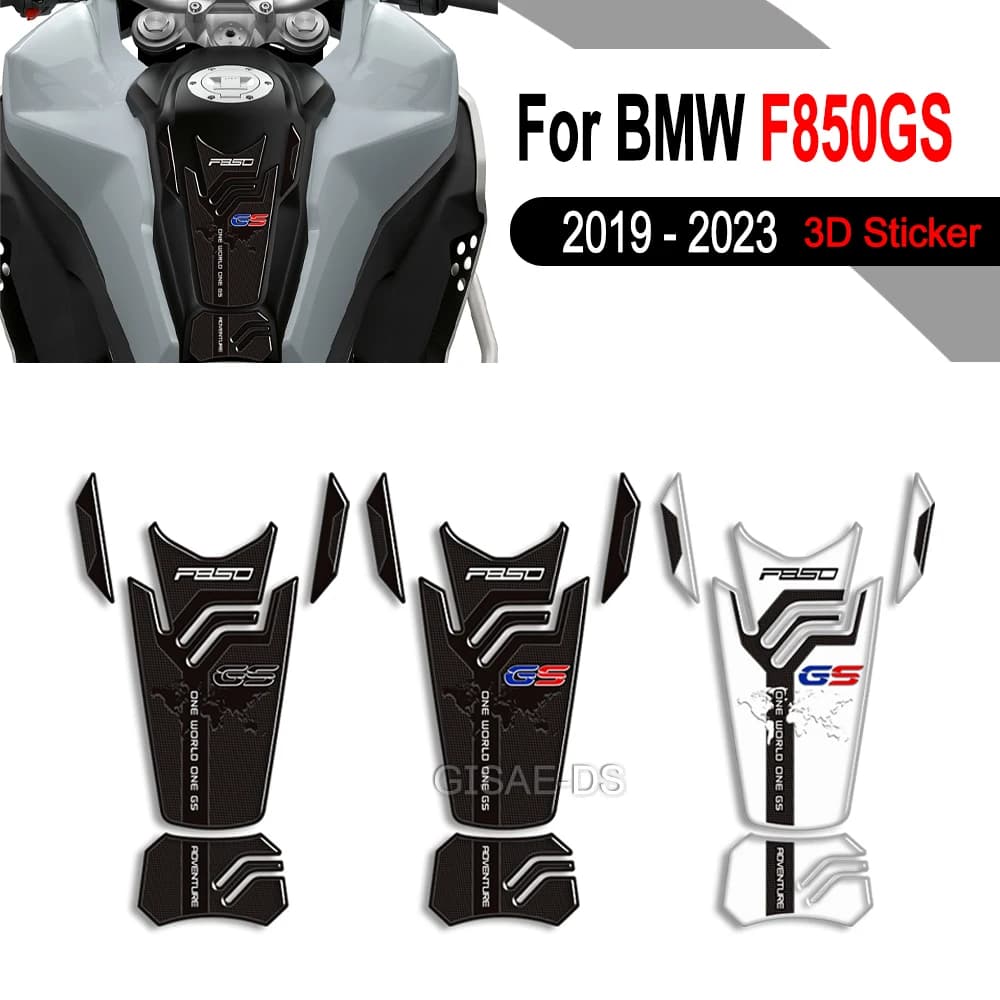 Per BMW F850GS F850 F 850 GS GSA Adventure Moto Rilievo del Carro Armato Kit Olio Ginocchio Protezione Antigraffio Adesivi Decalcomanie 2019 - 2023