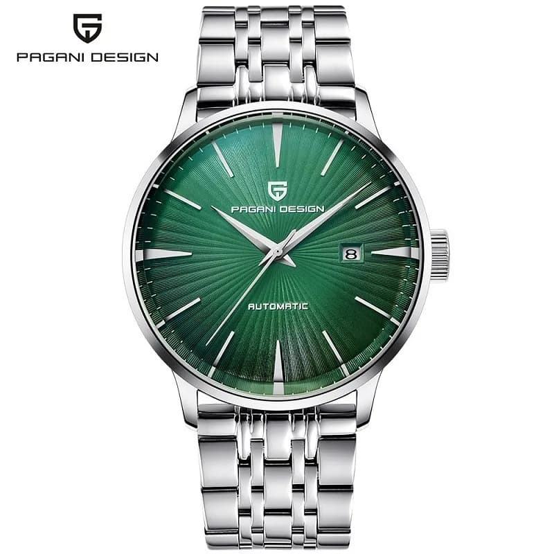 Pagani Design per uomo orologio meccanico 21 gioielli orologio da polso automatico da lavoro vetro rivestito vendita calda trasporto di goccia Montre Homme