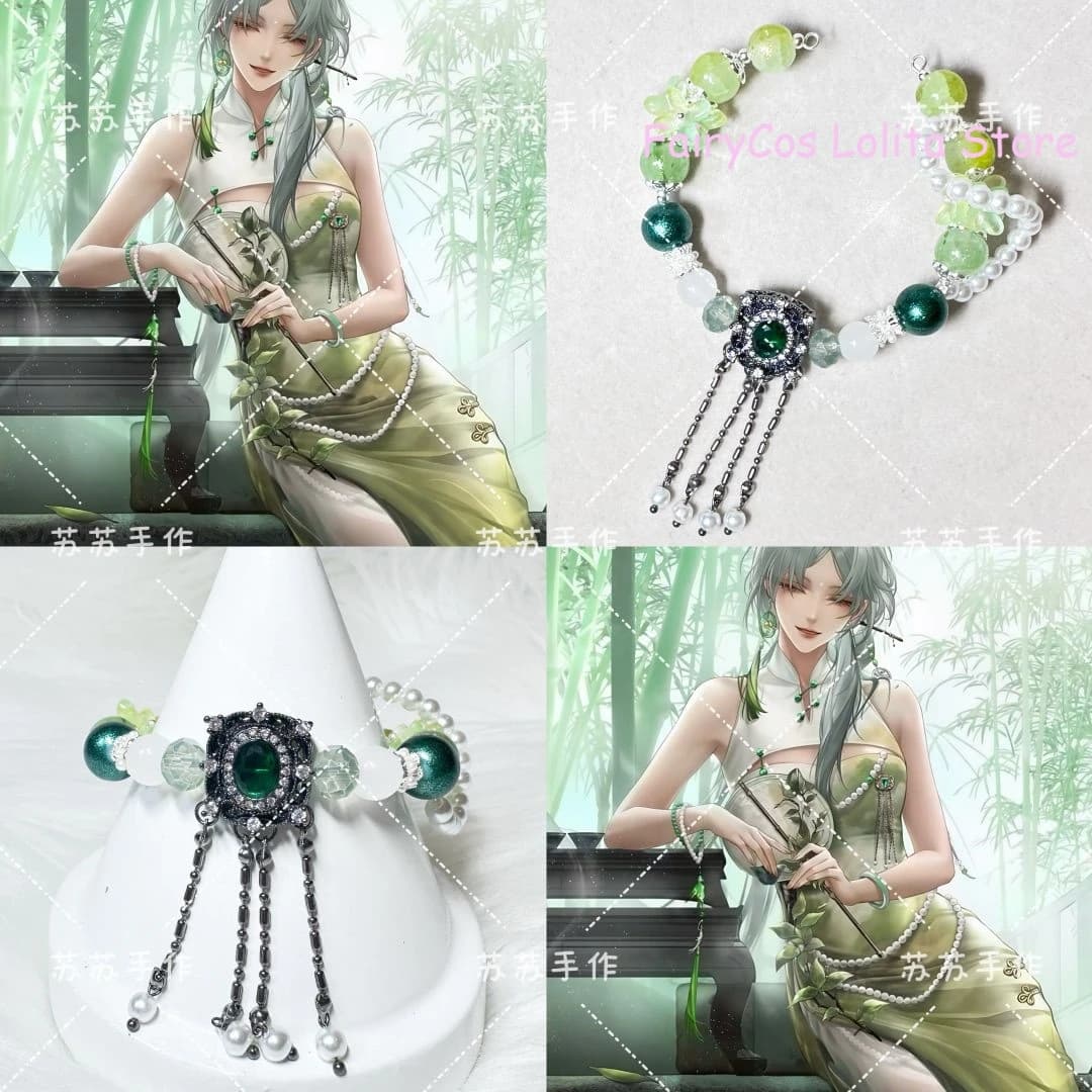 Game Bracelets Du Ruo Path to Nowhere Fashion Handmade Bracelet Unisex Beads Pendant Accessories Cosplay Props Birthday Gifts