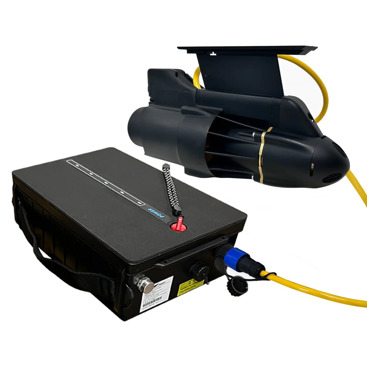 Motore elettrico direzionale per pesca alla traina con pinna per paddle gonfiabile Kayak Pancia Barca da pesca SUP con batteria 58AH