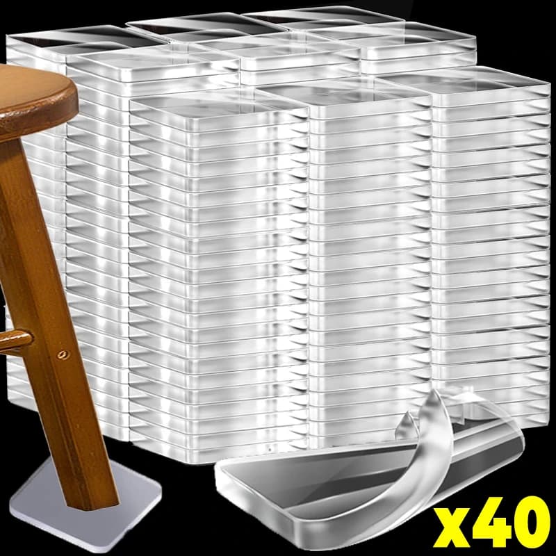 Cuscinetti Antiscivolo Trasparenti per Mobili, Protezione per Pavimenti in Legno, Tappetini Protettivi per Tavoli e Sedie, Accessori per Mobili