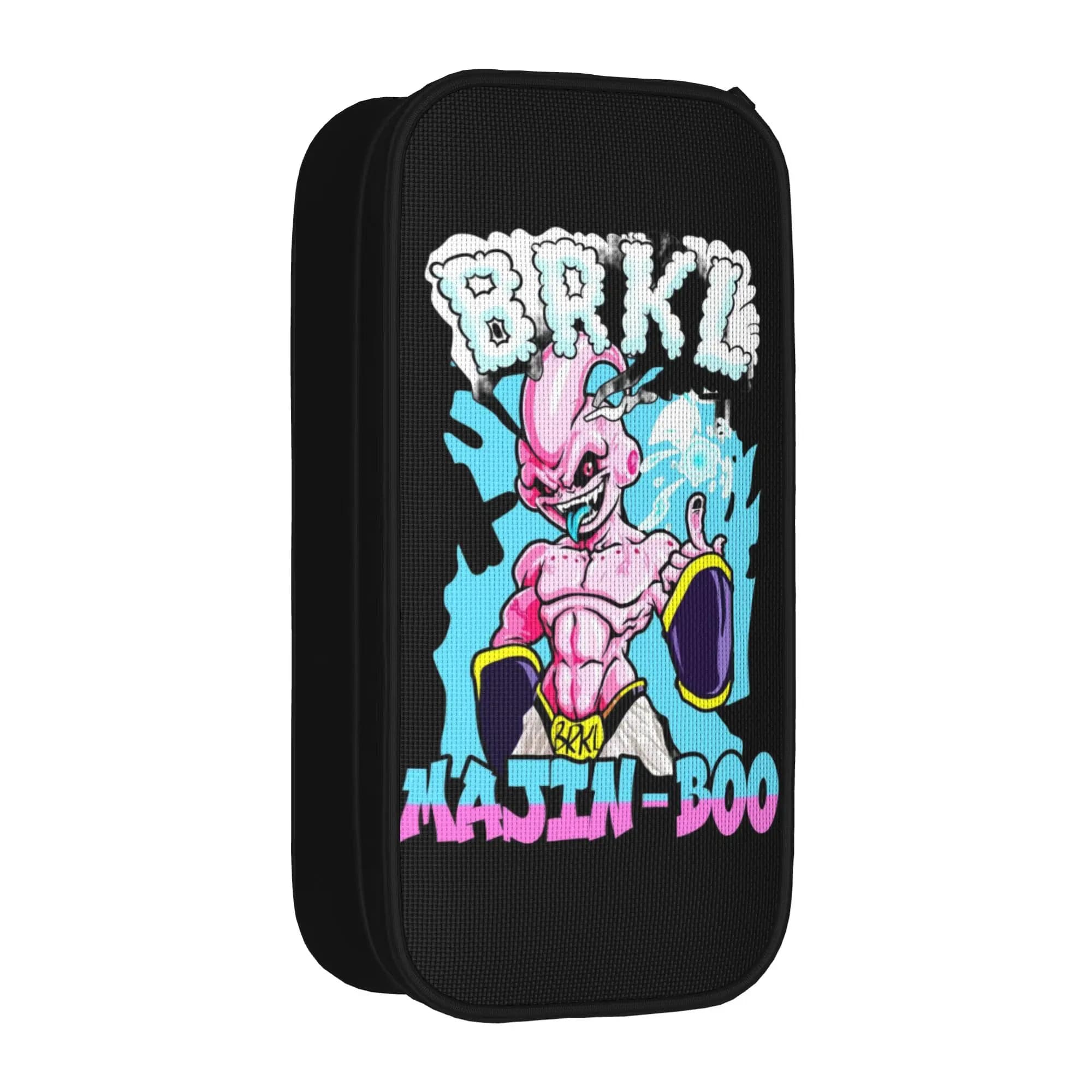 Astuccio DBZ Majin Buu Aura - Divertente Portapenne del Caos Selvaggio di Bu - Borsa Portapenne Grande con Cerniera per Ragazzi e Ragazze - Astuccio da Ufficio con Ampio Spazio