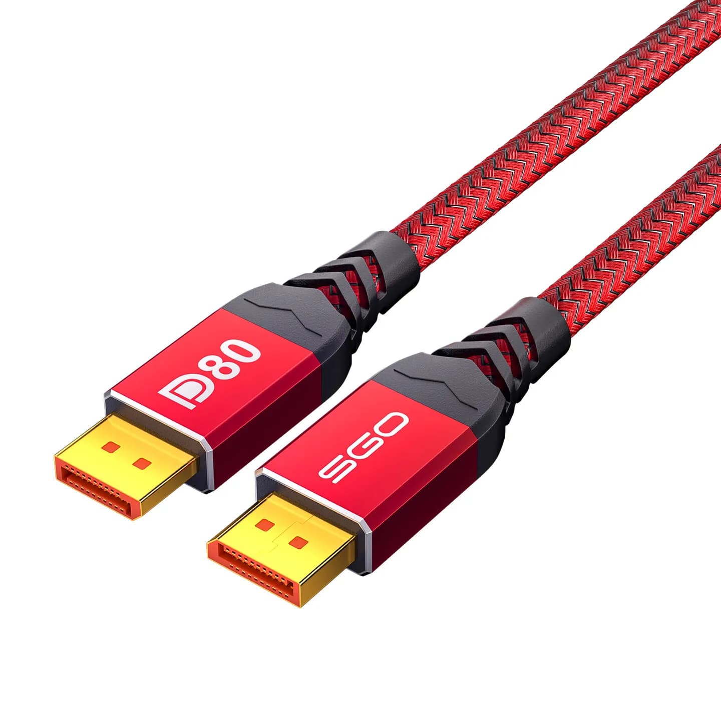 Cavo DisplayPort 16K 2.1 [certificato VESA] DP2.1 Cavo DP per febbre e-sport da 80 Gbps Cavo per porta display DP80 HDR/FreeSync/G-Sync