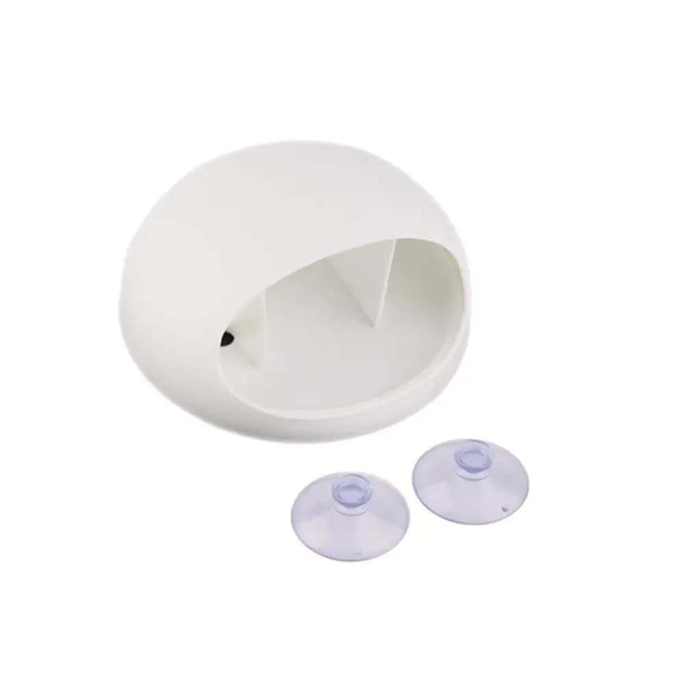 Portaspazzolino a ventosa da parete, organizer per spazzolino, dentifricio, mascara, strumenti per il viso, facile da installare, bianco pulito