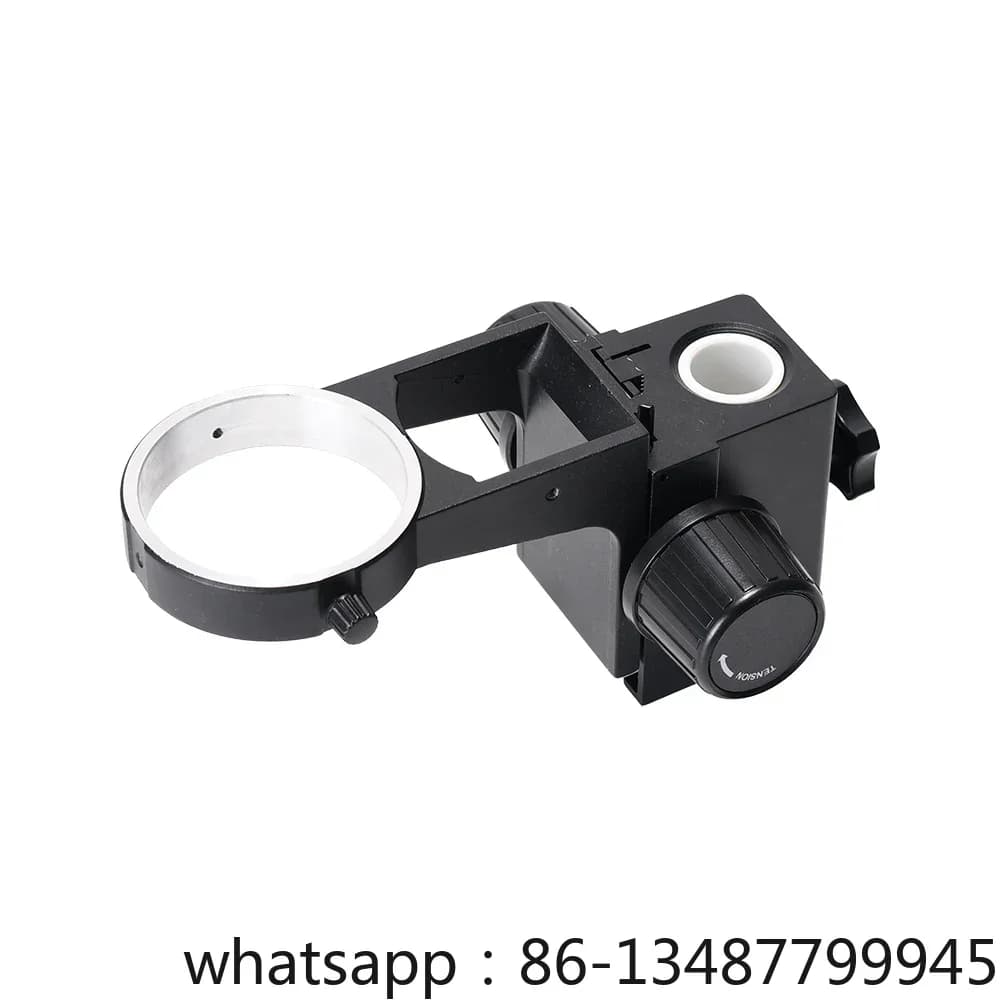 Staffa per microscopio corpo 25 32mm staffa di sollevamento e regolazione accessori 76 apertura riparazione telefono cellulare nero