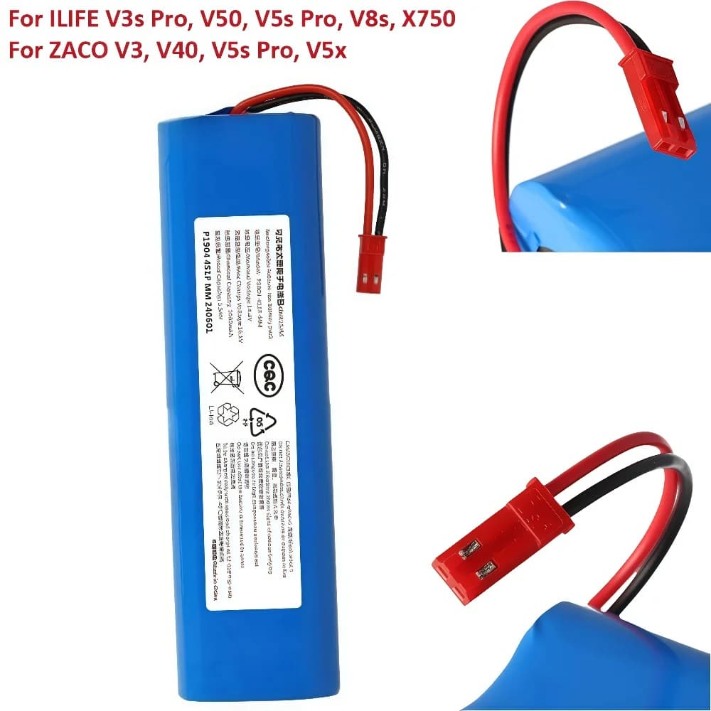 Batteria da 14,4 V 18650B4-4S1P-AGX-2 per Chuwi/DEXP/Gutrend Joy 95 iLife v50/v55/v8s/v5s pro/v3s pro Aspirapolvere.