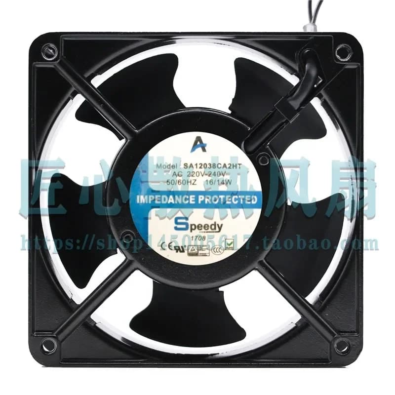 for MODEL SA12038CA2HT Cooling Fan 220V 240V 16W 14W 120mm x 38mm