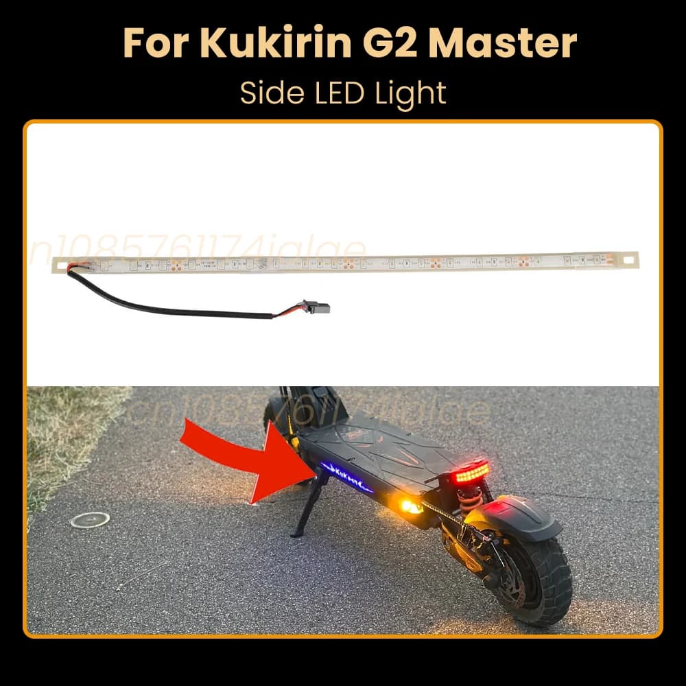 Luce LED laterale blu per parti di scooter con luce laterale per atmosfera sinistra o destra Kukirin G2 Master