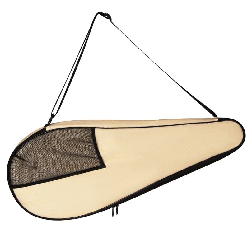 Borsa per Racchette da Tennis e Badminton Jusenda, Custodia Morbida in Fibra di Carbonio EVA per Varie Racchette, Borsa a Tracolla Unisex per Tennis
