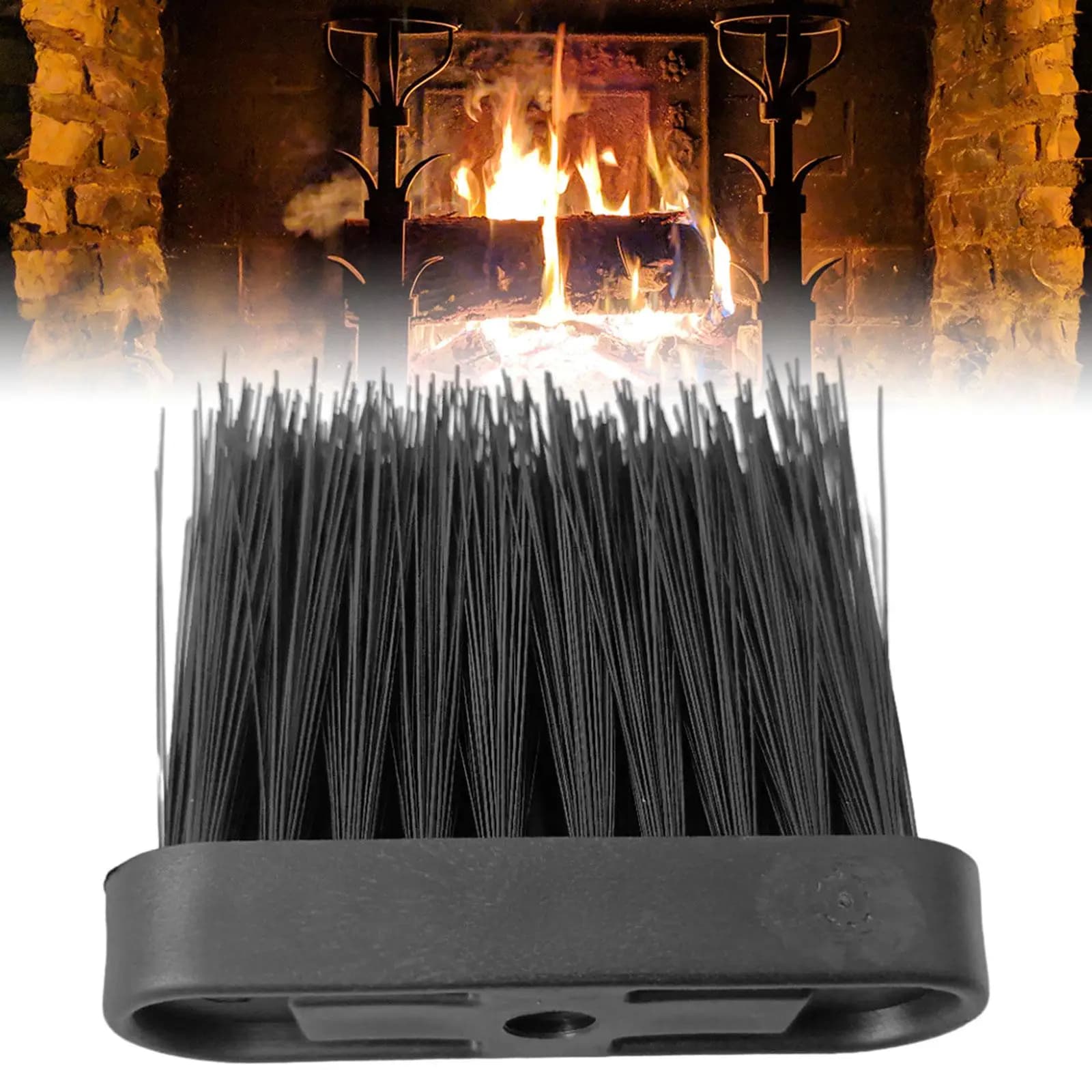 Spazzola per camino testina di ricambio griglia Heavy Duty Refill Hearths campfire supporto per camino per interni pulizia spazzola per fuochi d'artificio