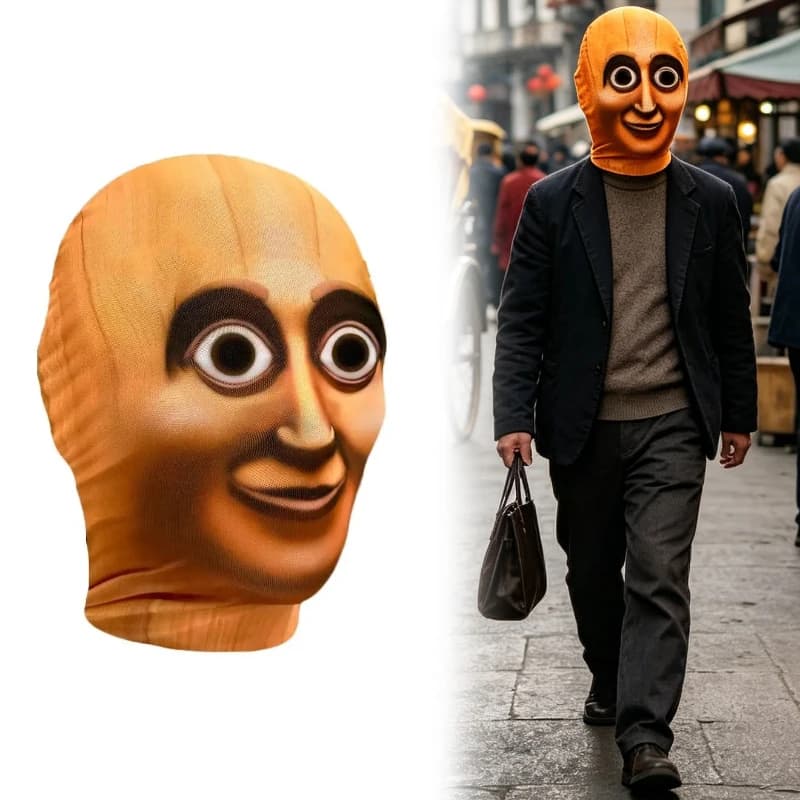 Maschera Integrale Stampata in 3D, Balaclava con Effetto Visivo Realistico per Cosplay, Halloween, Natale, Giochi di Ruolo e Accessori per Feste
