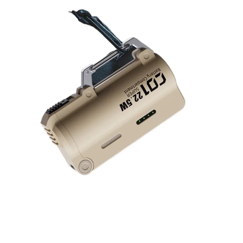 Portable Mini Power Bank: 5000 mAh, replaceable battery, powerful quick charging function