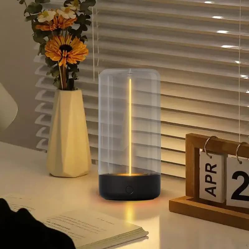 Lampada da scrivania a LED senza fili Lampada da tavolo magnetica ricaricabile a LED a batteria Lampada da tavolo creativa per soggiorno della scuola materna