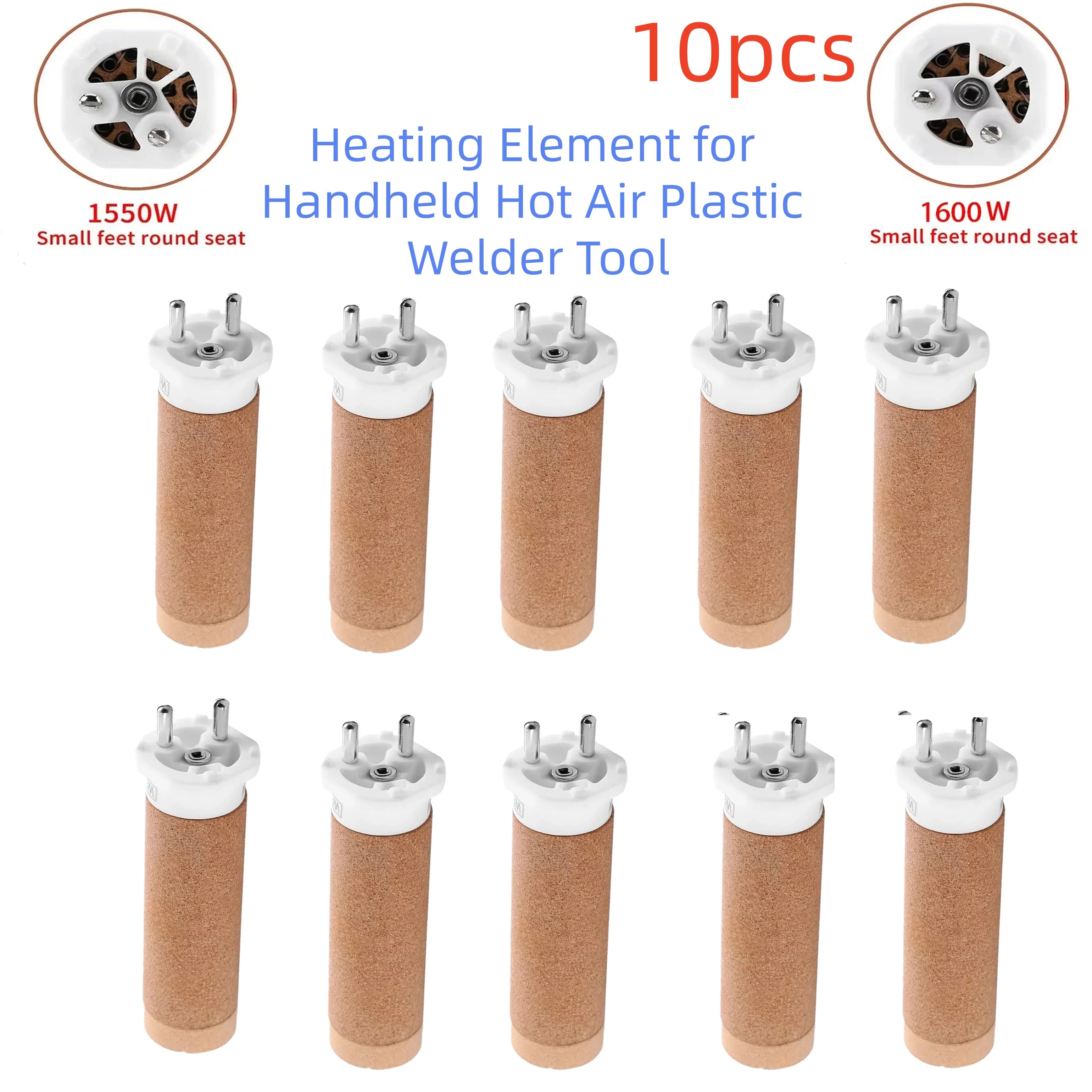 10pcs1550W 1600W Elementi riscaldanti in ceramica per pistole per saldatura in plastica ad aria calda serie Leister 120V Strumenti ad aria calda di livello professionale