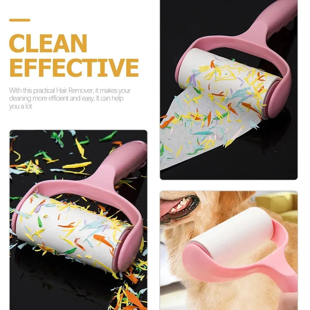 10pcs high quality roller hair sticker puppy remover portable lint rollers pet cat dog rug curler refill brush for carpet