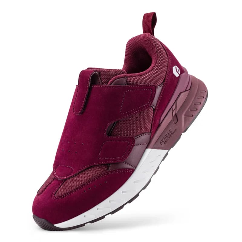 Scarpe da Passeggio FitVille per Donne Diabetiche, Calzata Larga con Chiusura a Strappo, Sneaker Slip-On Leggere e Comode per Piedi Larghi