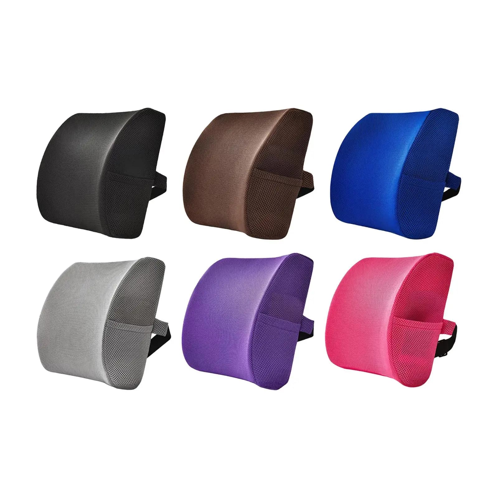 Cuscino di supporto per la schiena da ufficio, cuscino per sedia da scrivania, versatile, morbido, ergonomico in memory foam per divano, regalo, studio, casa, dormitorio