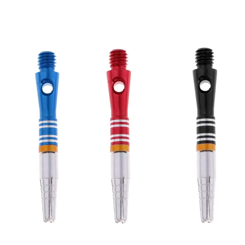 Performance Aluminum Alloy Dart Shaft 2BA Medium Size Durable Dart Tips Metal Steel Tip Replacement for Practice Sport