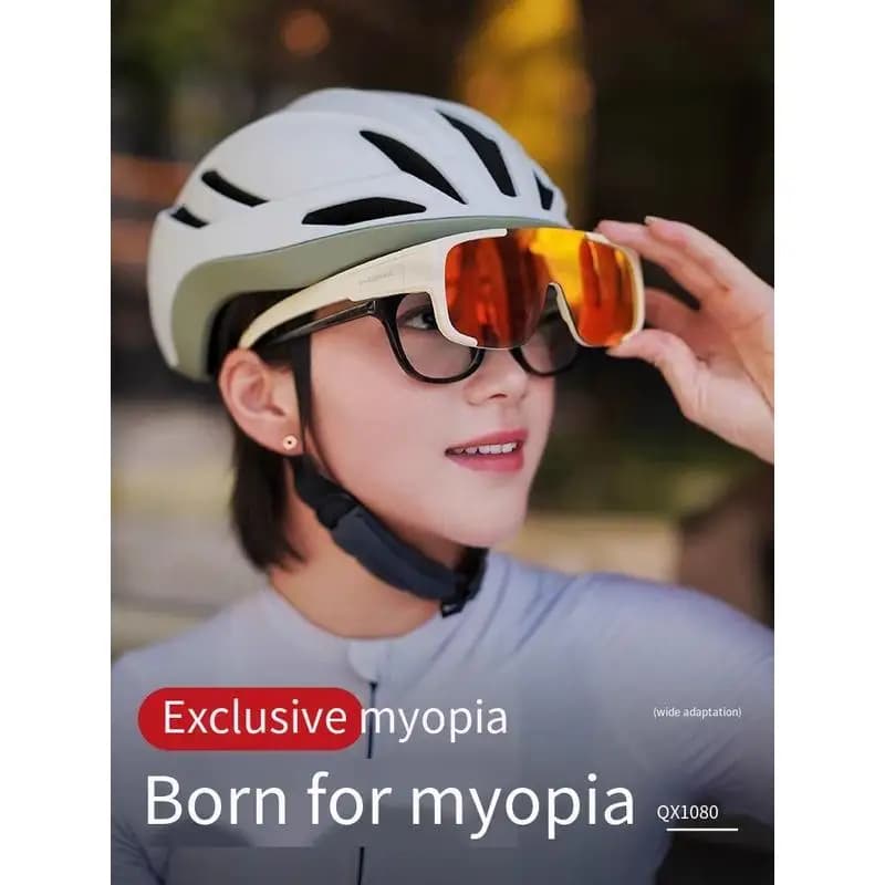 Occhiali da vista fotocromatici unisex antivento antiappannamento ciclismo sport adatti sopra occhiali miopia design leggero antiscivolo