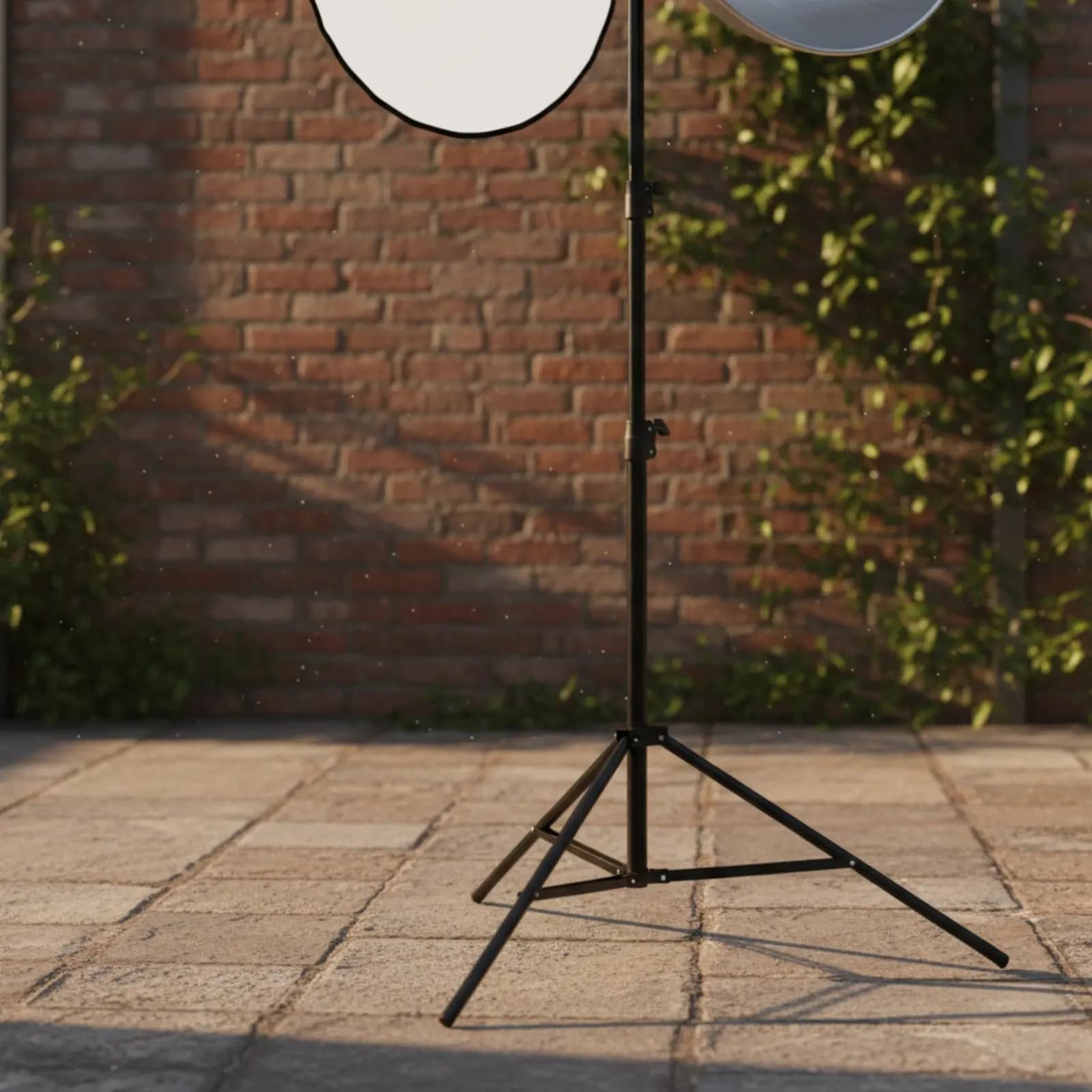 Lighting tripod 2.8m with Anti-slip feet, Lamp holder with Elastic Bearings, Lightweight and Portable Studio Tripod
